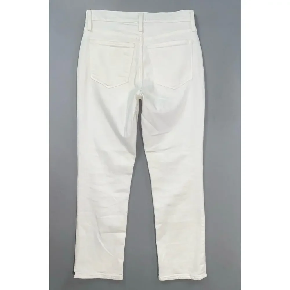 J Crew BF884 Women's Exposed Button Fly Stretch 'Essential Straight Jean'. 26P.